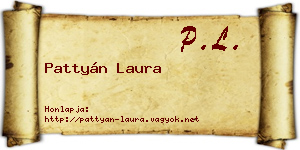 Pattyán Laura névjegykártya