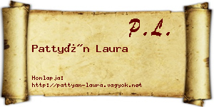 Pattyán Laura névjegykártya